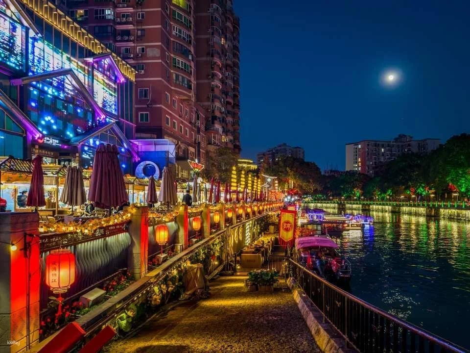 Chengdu Jinjiang Night Cruise Ticket (Dongmen Wharf)