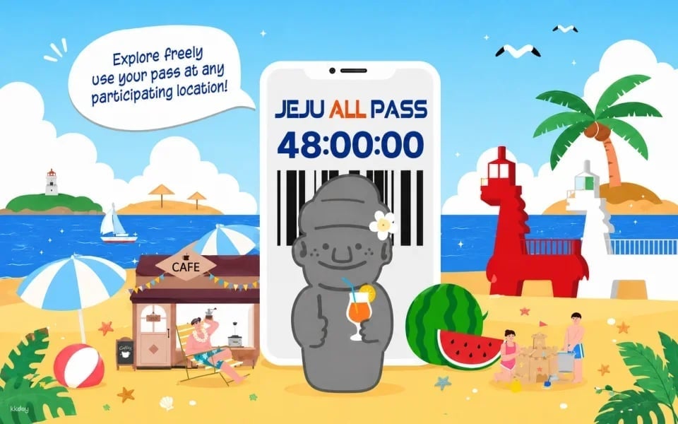 [KKday Exclusive Promotion 20% OFF] Jeju All Pass | Save on Attractions & Experiences (24/48/72h)