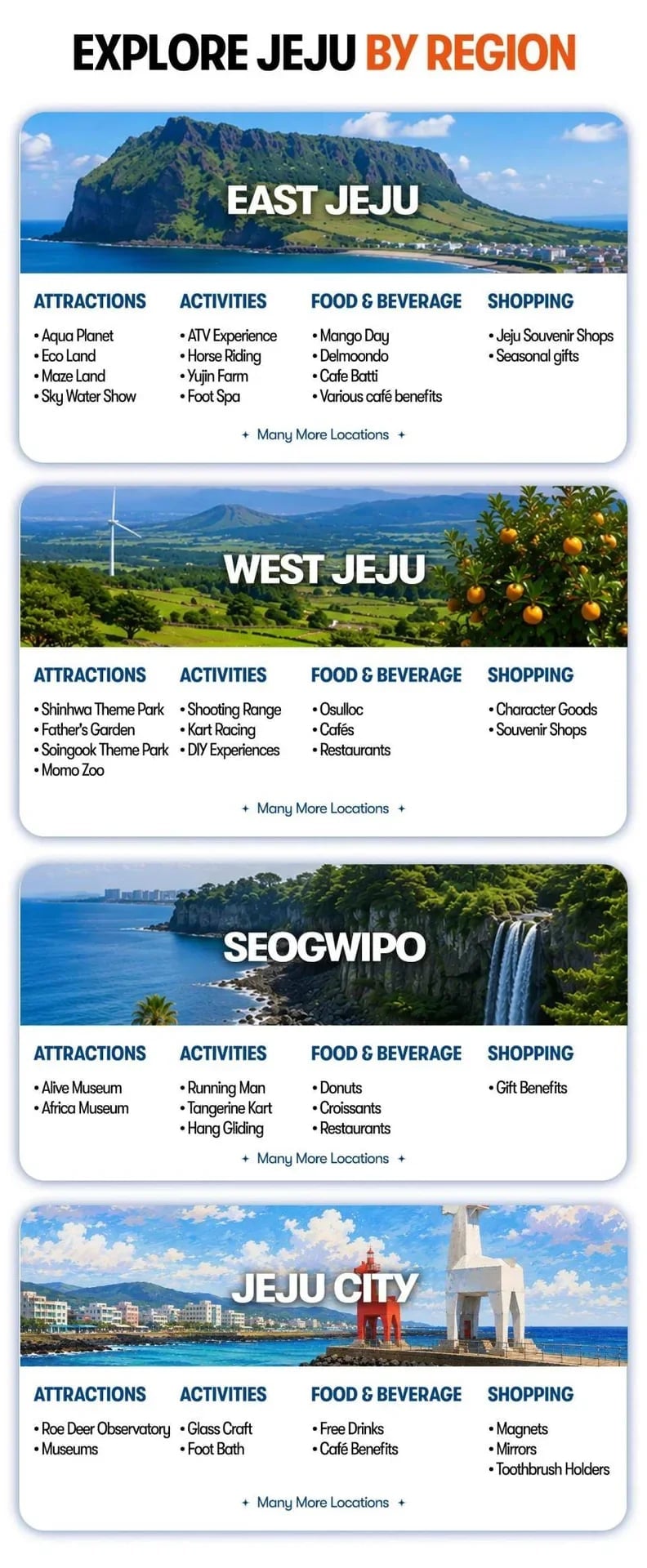 [KKday Exclusive Promotion 20% OFF] Jeju All Pass | Save on Attractions & Experiences (24/48/72h)