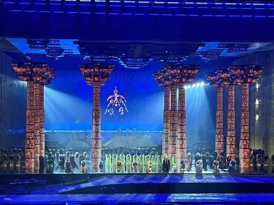Xi'an "The Mighty Qin Dynasty" stage play performance