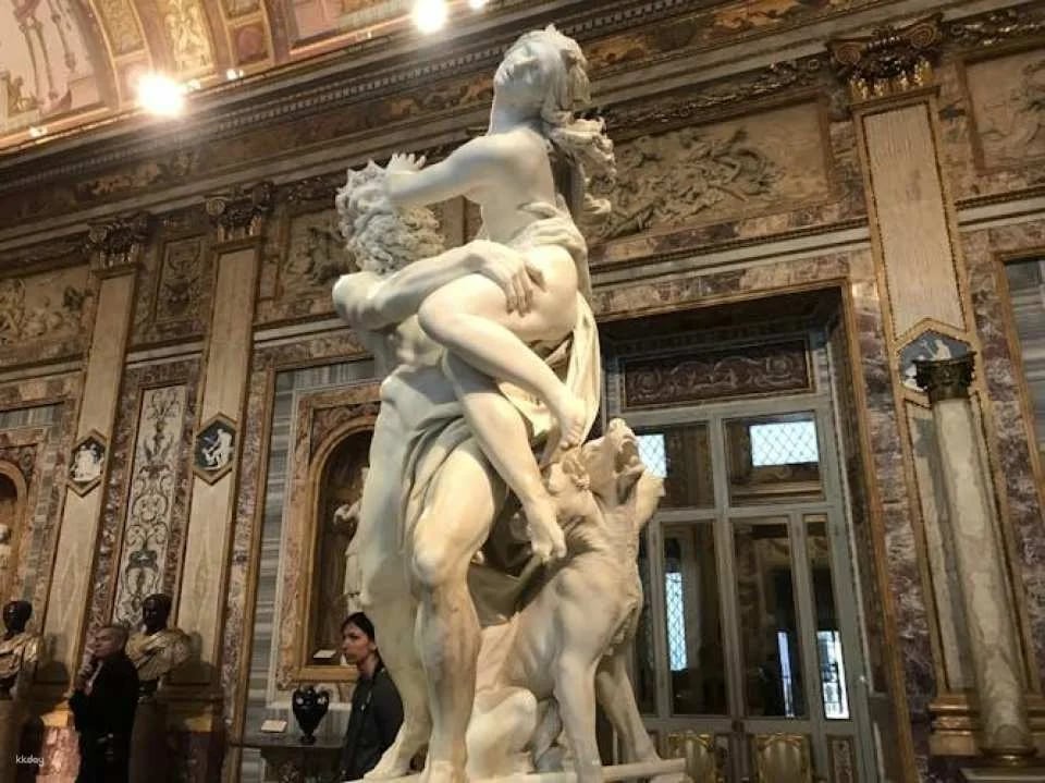 Borghese Gallery entrance ticket and Rome hop-on hop-off bus tour