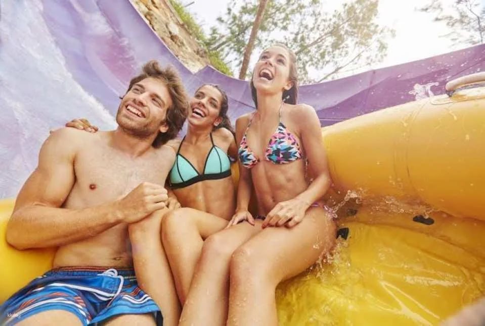 Caribe Aquatic Park by day and PortAventura Park by night 1-day combo