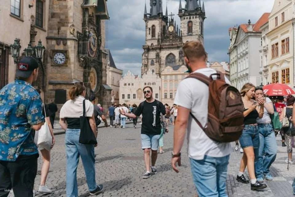 Prague's Old Town, astronomical clock and underground guided tour