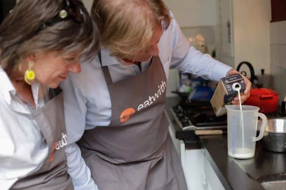 Dutch Pancake Cooking Class and Lunch in an Amsterdam Canal House