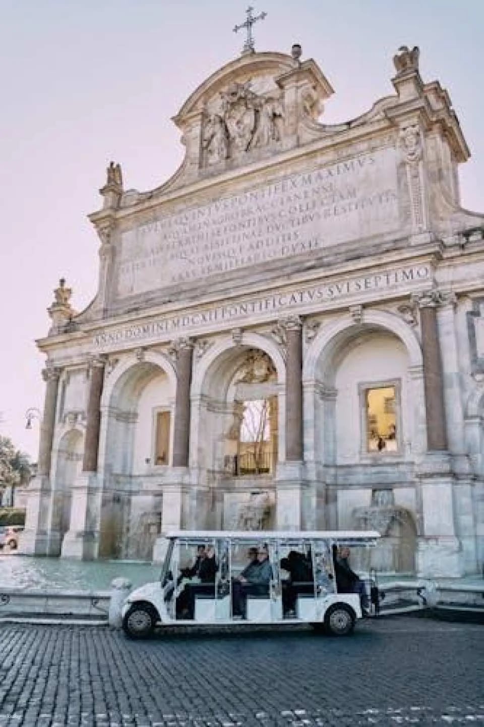 Rome main attractions exclusive golf cart tour