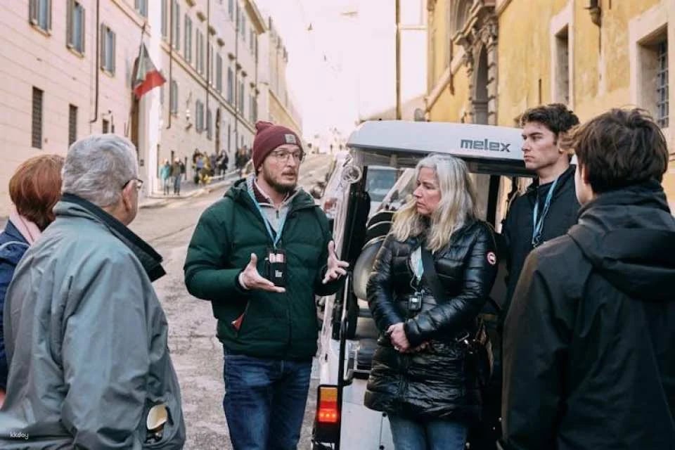 Rome main attractions exclusive golf cart tour