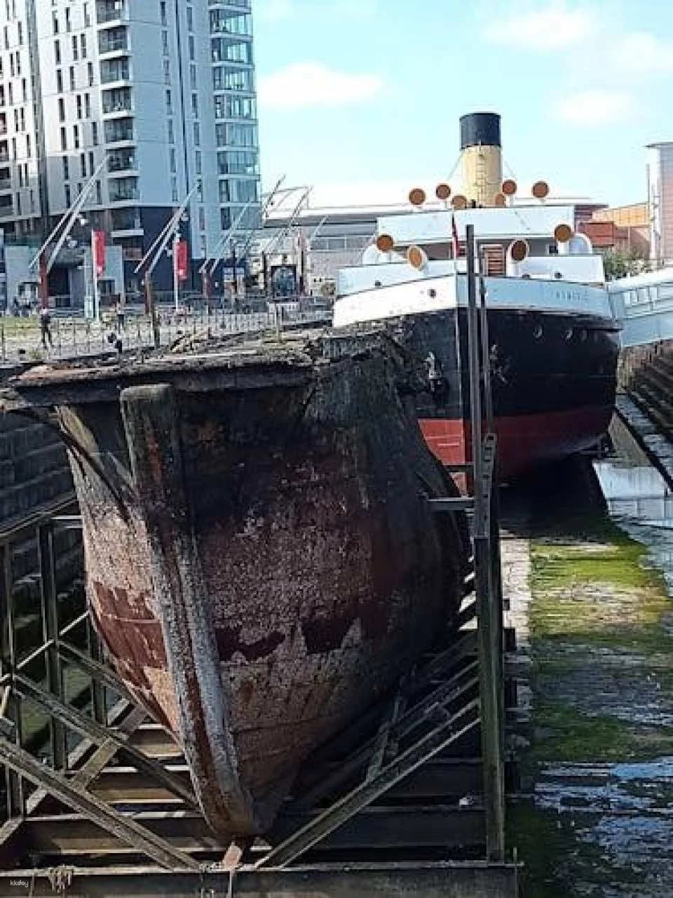 Exploring Belfast's Titanic Quarter on a self-guided audio tour