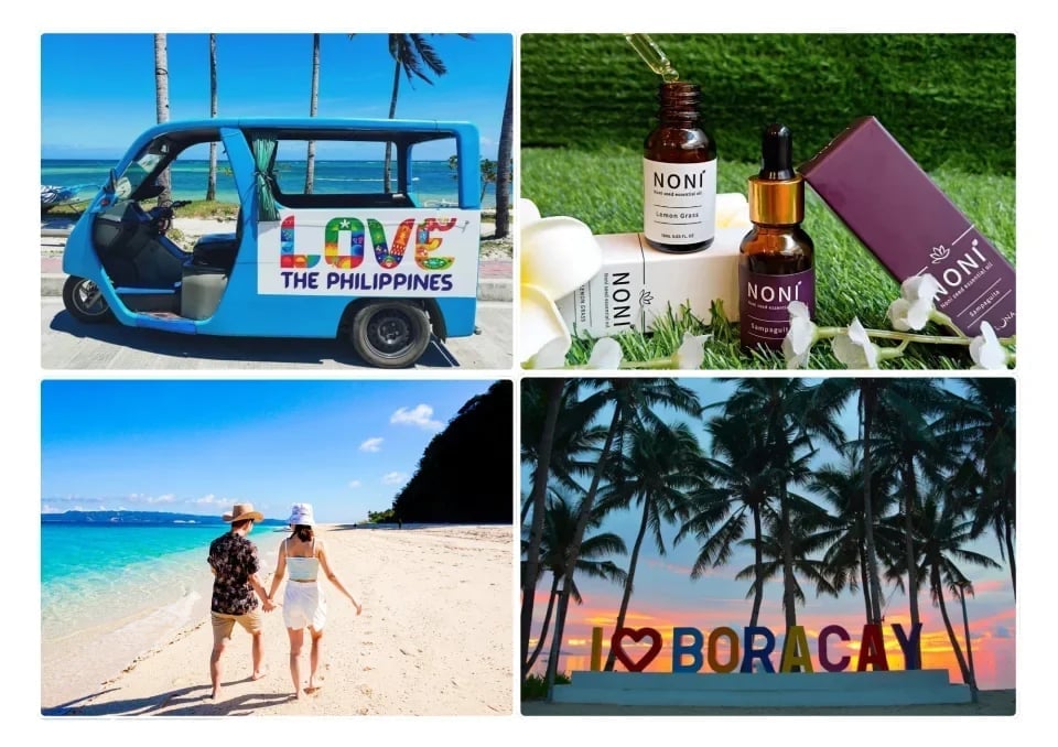 Boracay 3-Hour Eco E-Trike Land Tour & Premium Luna Signature Noni Oil Massage | Philippines
