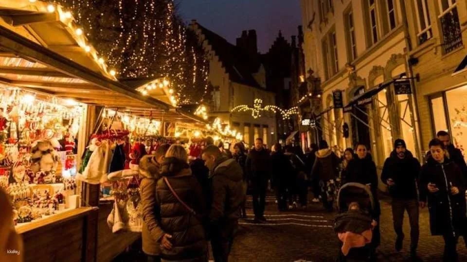 Christmas magic in Bruges private walk and hot chocolate