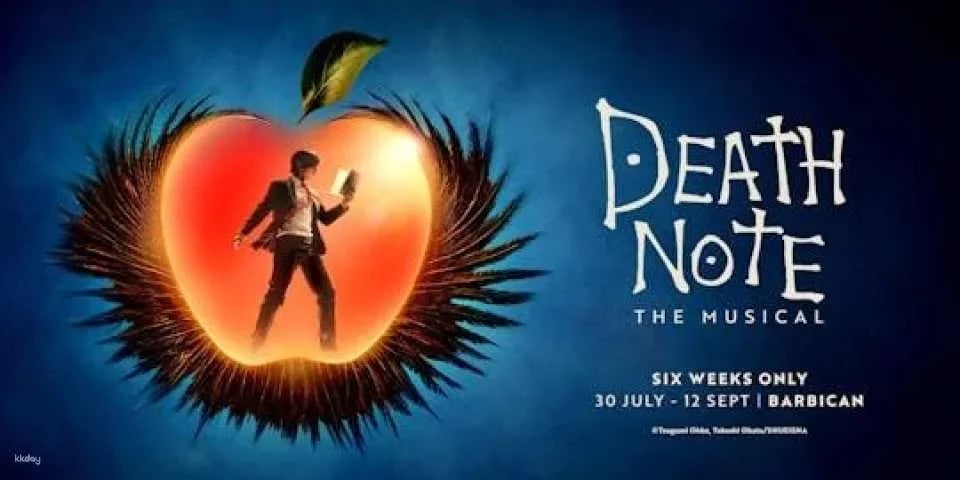 Death Note the musical at the Barbican admission ticket