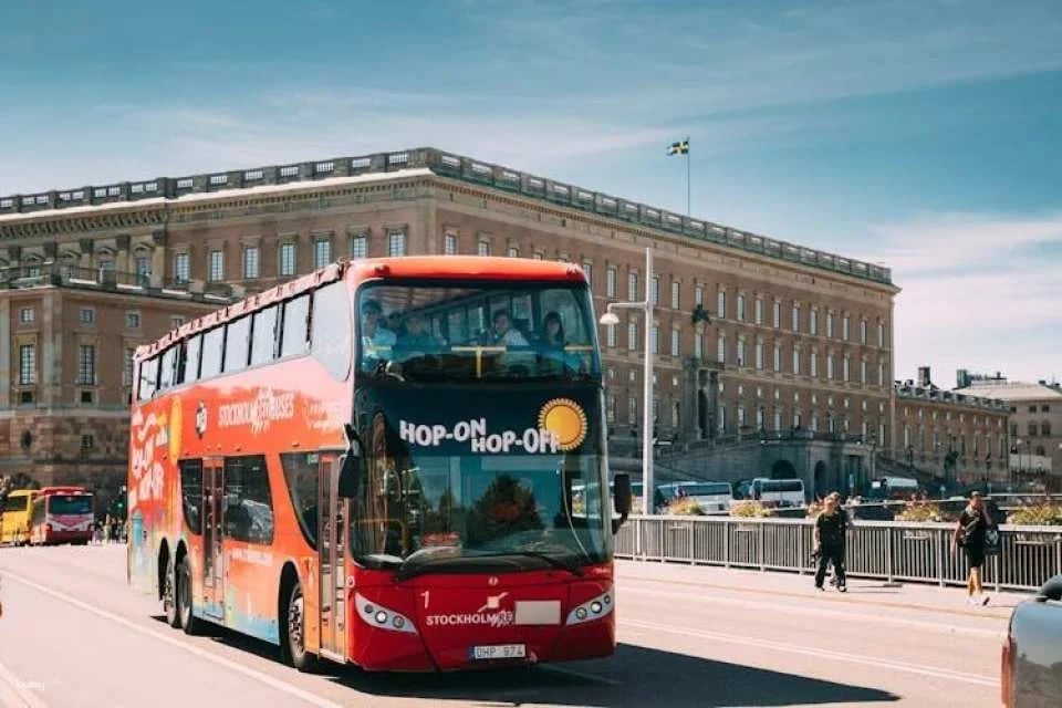 Stockholm combo tickets with hop-on hop-off bus and boat tour