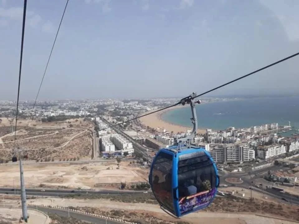 Guided tour of Agadir, cable car and Crocoparc from Marrakech
