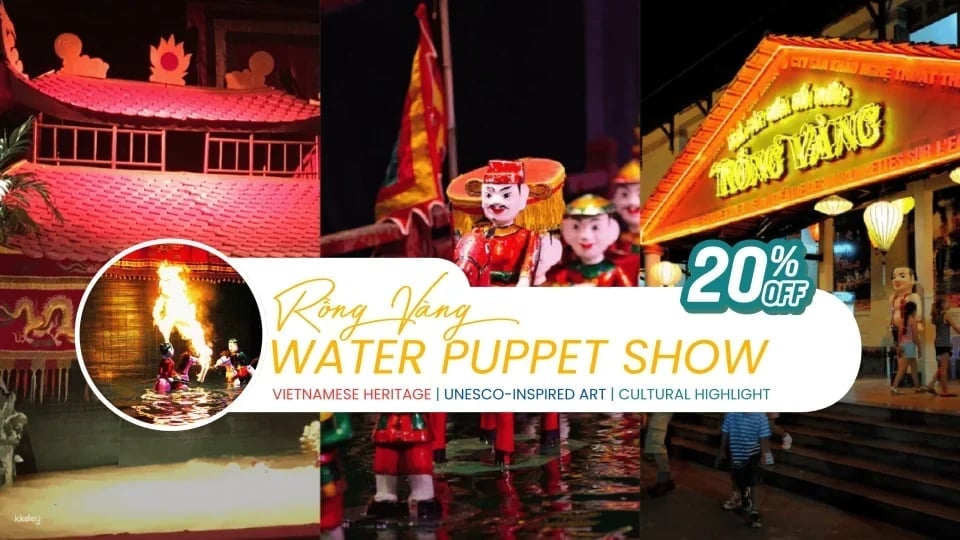 [KKday Offer ] Golden Water Puppet Admission Ticket - Ho Chi Minh City
