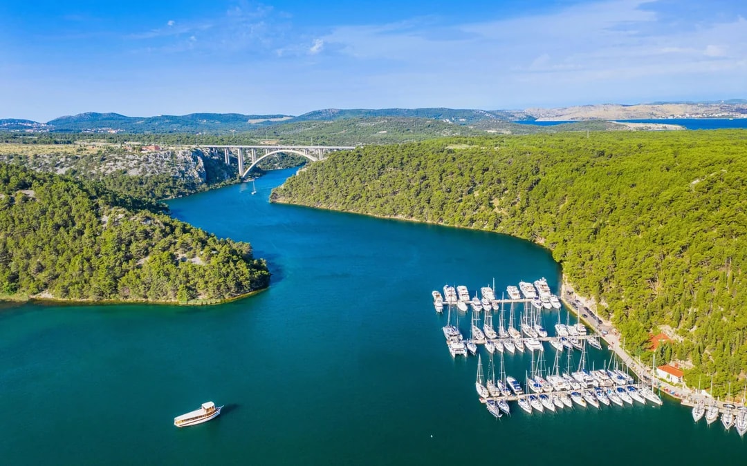 From Split: Krka National Park Guided Day Trip with Boat Ride and Swimming Image 2
