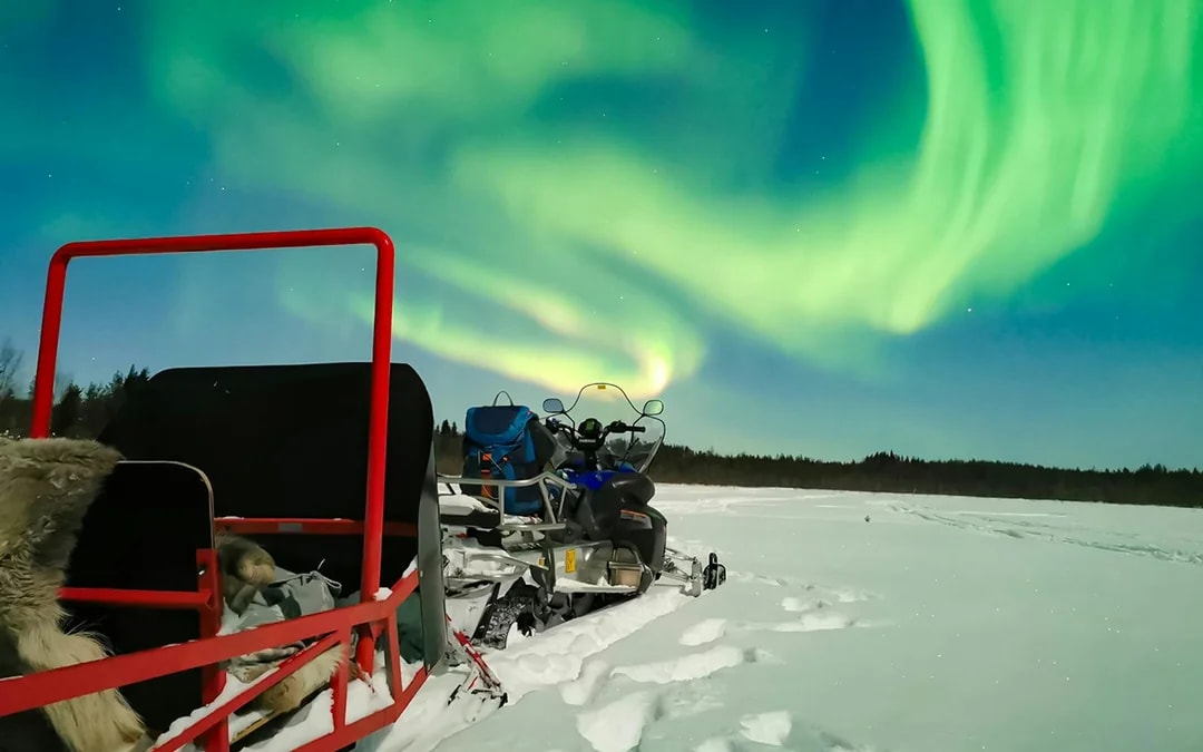  Levi: Northern Lights Snowmobile Tour
 Image 7