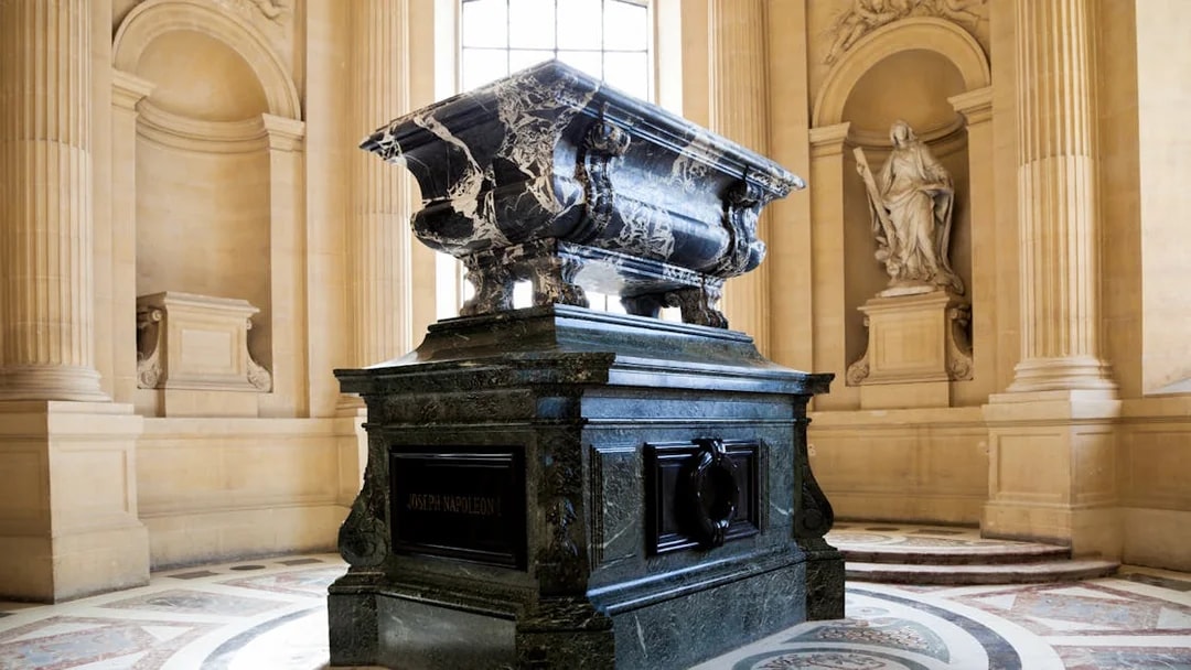 Tomb of Joseph Napoleon Bonaparte at Invalides, Paris Army Museum.