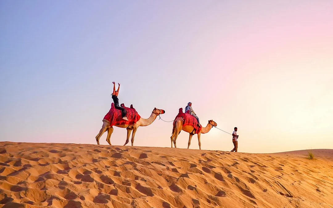 [Limited Time 30% Off] Red Dunes Evening Desert Safari & BBQ Dinner with Optional Quad Bike Image 1