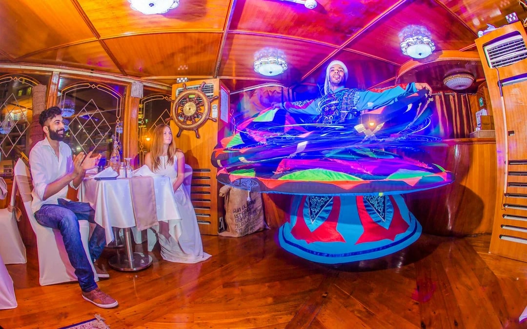 Sunset Alexandra VIP Dhow Cruise with Dinner, Entertainment and Transfers Image 6