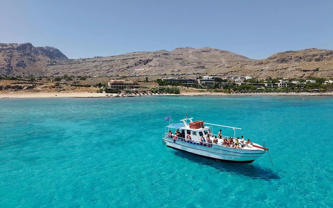 Lindos, Pefkos: All-Inclusive Swim & Snorkel Boat Cruise Image 6