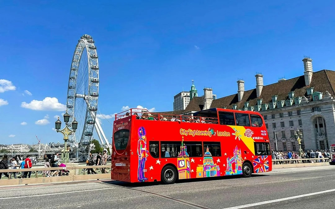 City Sightseeing: London Hop-on Hop-off Bus Tour with Optional Thames River Cruise Image 1