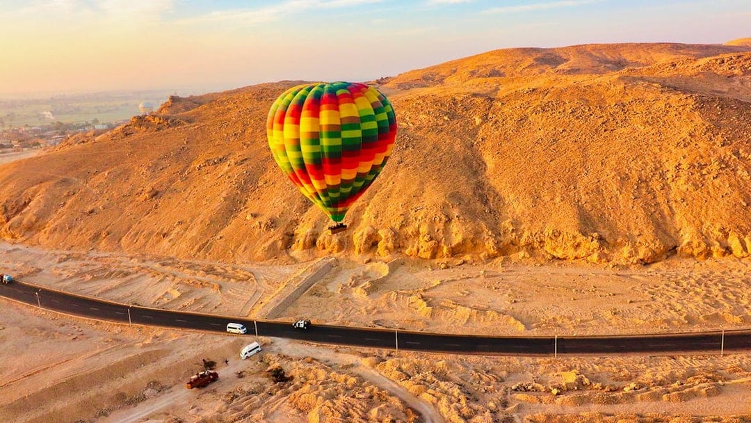 Premium Sunrise Hot Air Balloon Tour in Luxor with Photos, Video & Hotel Transfers