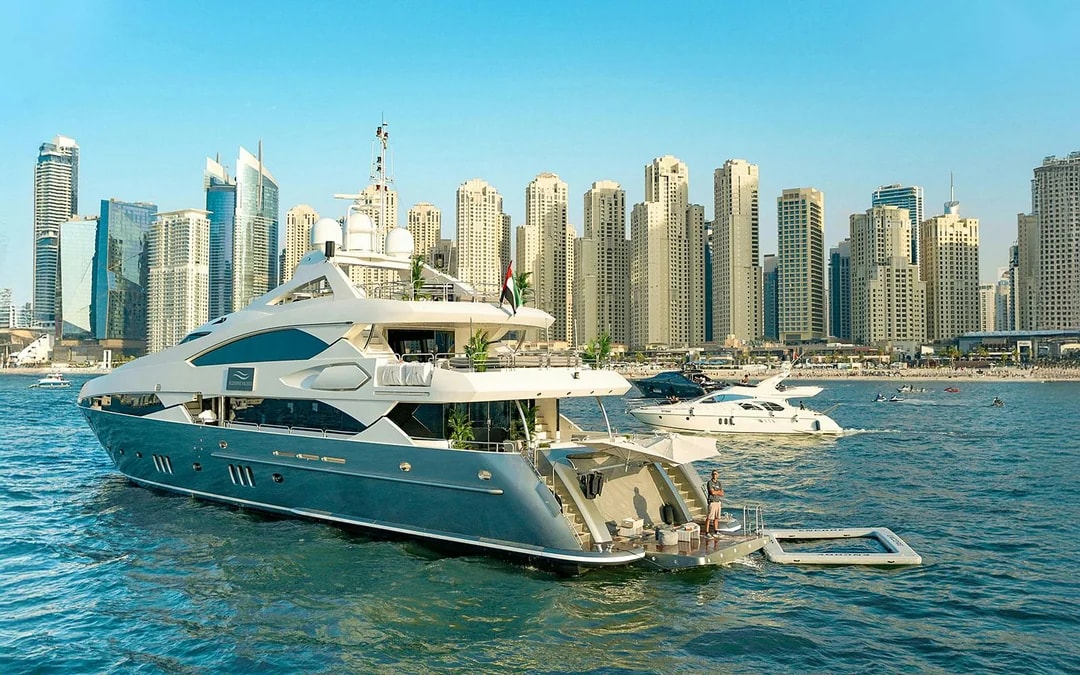 Luxury Superyacht Experience: VIP Dining, Premium Drinks, & Live Music Image 1