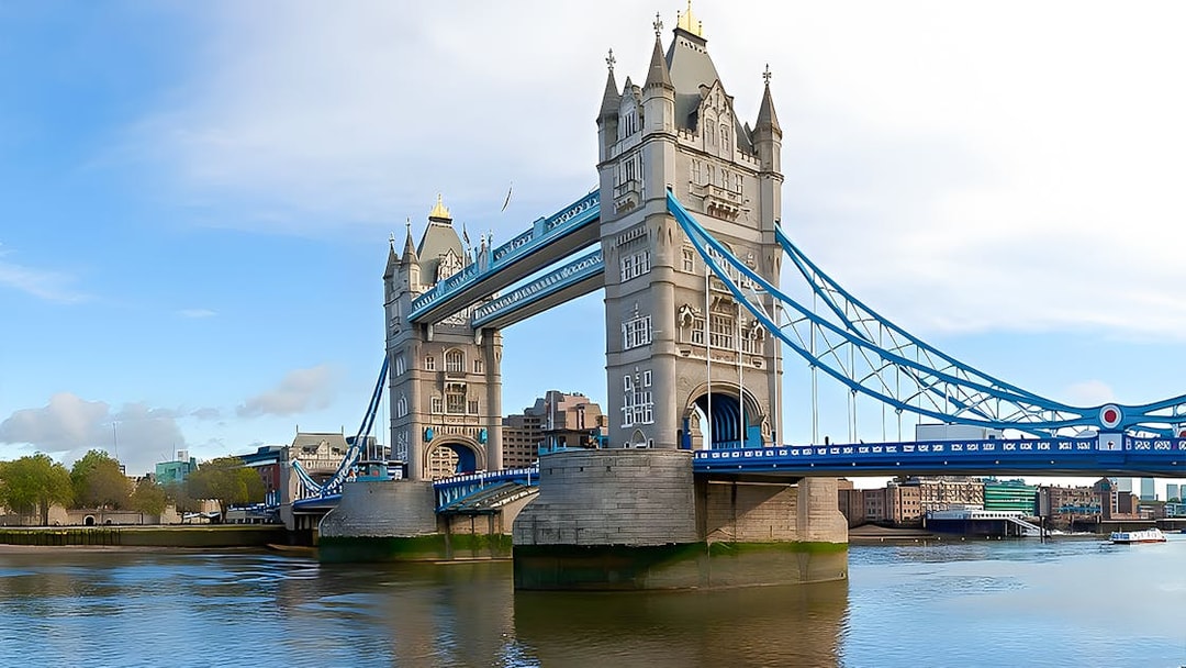 Tower Bridge over the River Thames in London, part of the Magic of London Tour.