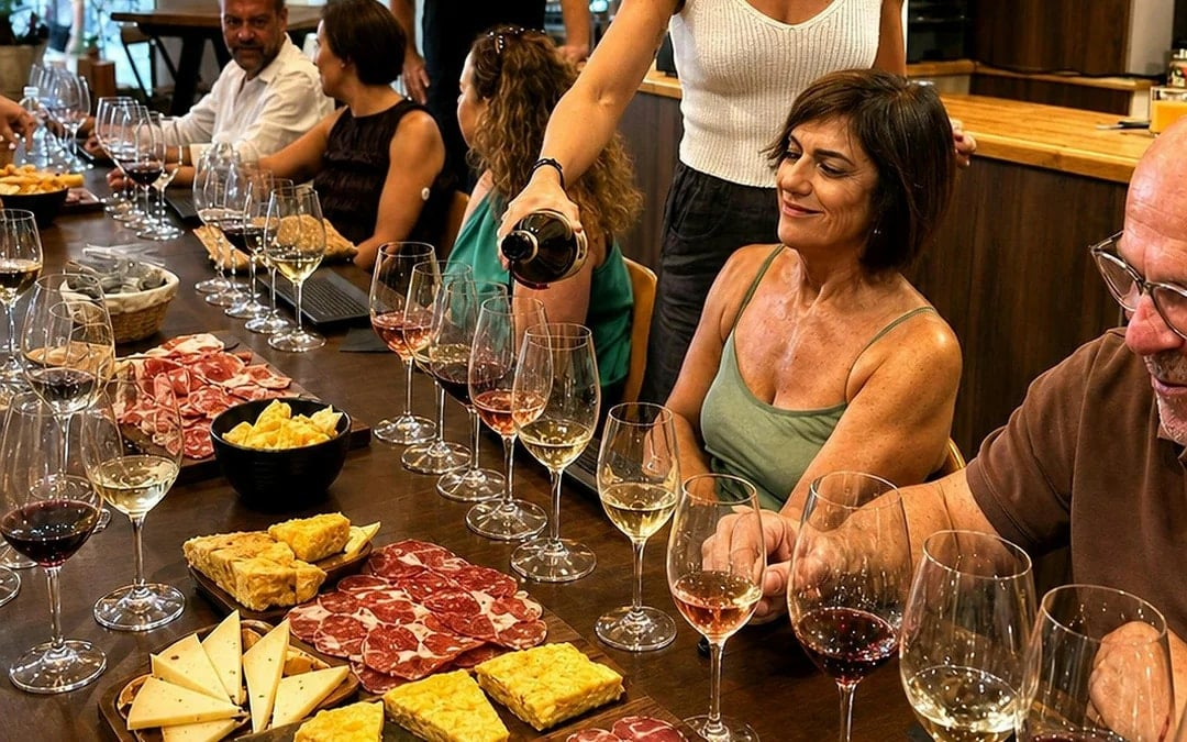 Málaga Andalusian Wine Tasting with 5 Wines and Local Bites