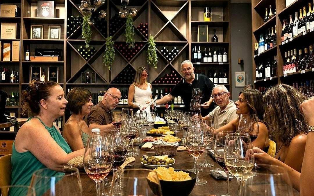 Málaga Wine Tasting with 5 Spanish Wines and Tapas Pairings