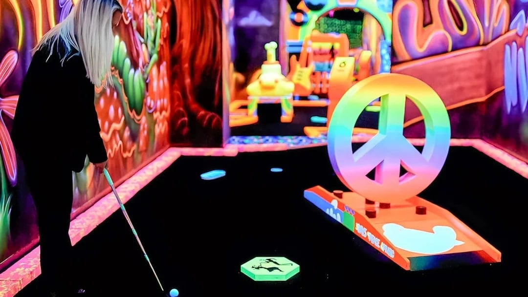 Mall of America: Rock of Ages Blacklight Mini Golf Tickets, Minneapolis