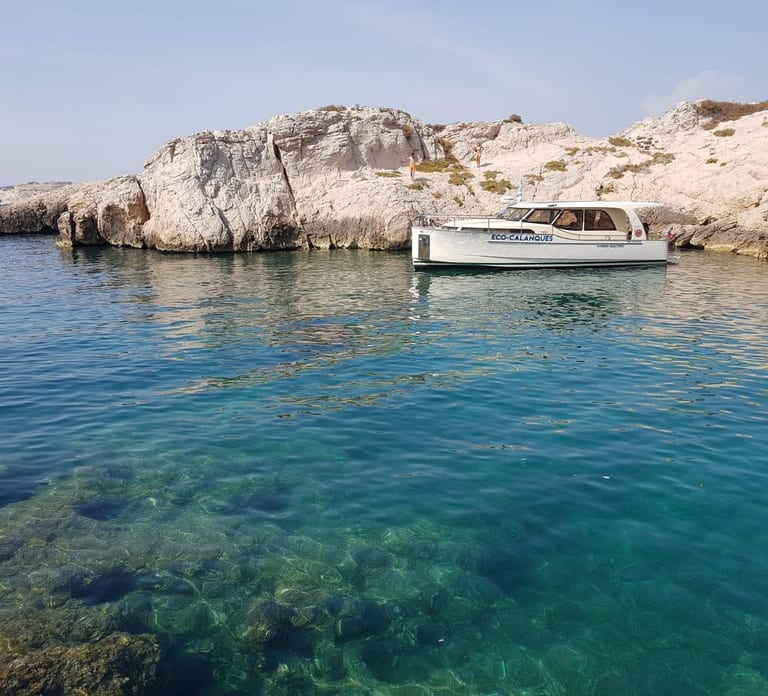 Cruise, Coffee and Swimming in the Calanques of Frioul