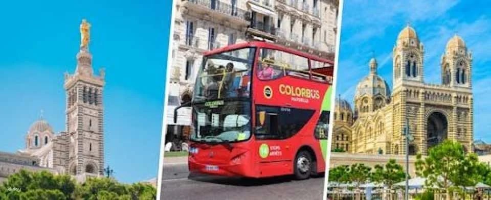 Marseille hop-on hop-off city bus tour