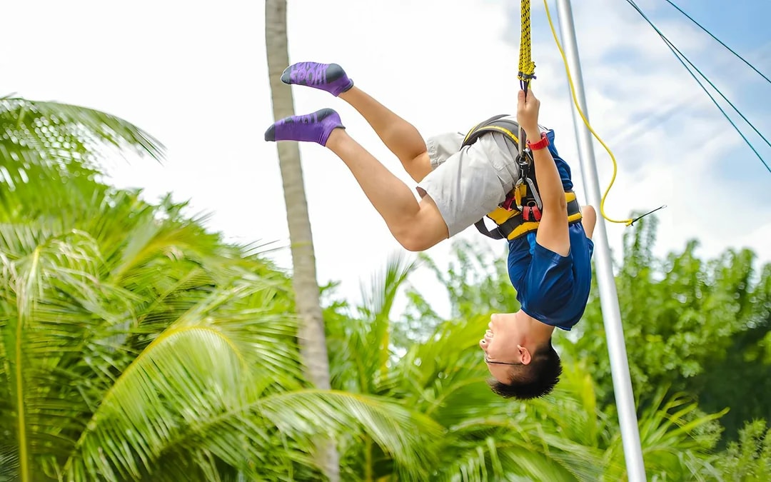 Mega Adventure Sentosa Tickets: Zip, Climb & Jump Image 2