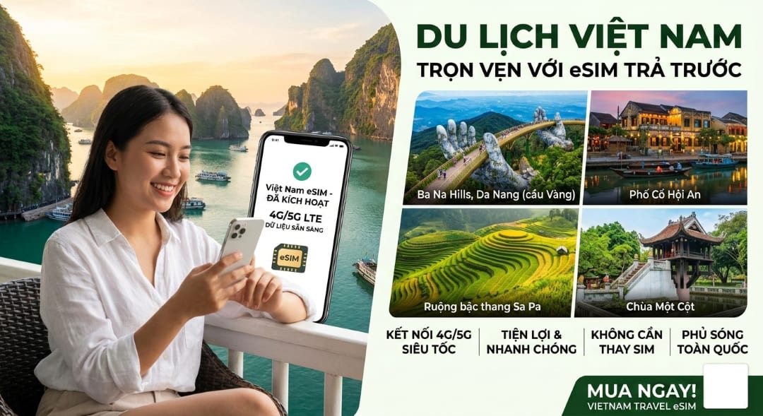 MOBIFONE 5G ESIM 5GB/DAY