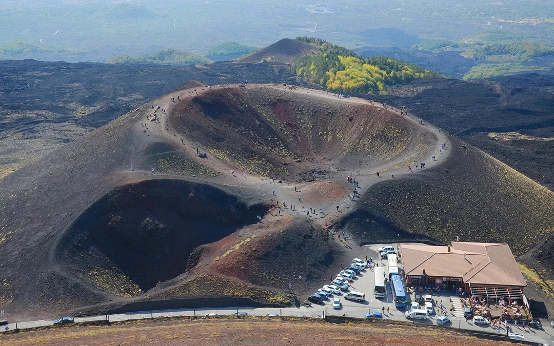 Mount Etna and Cave Half-Day Guided Tour Image 1