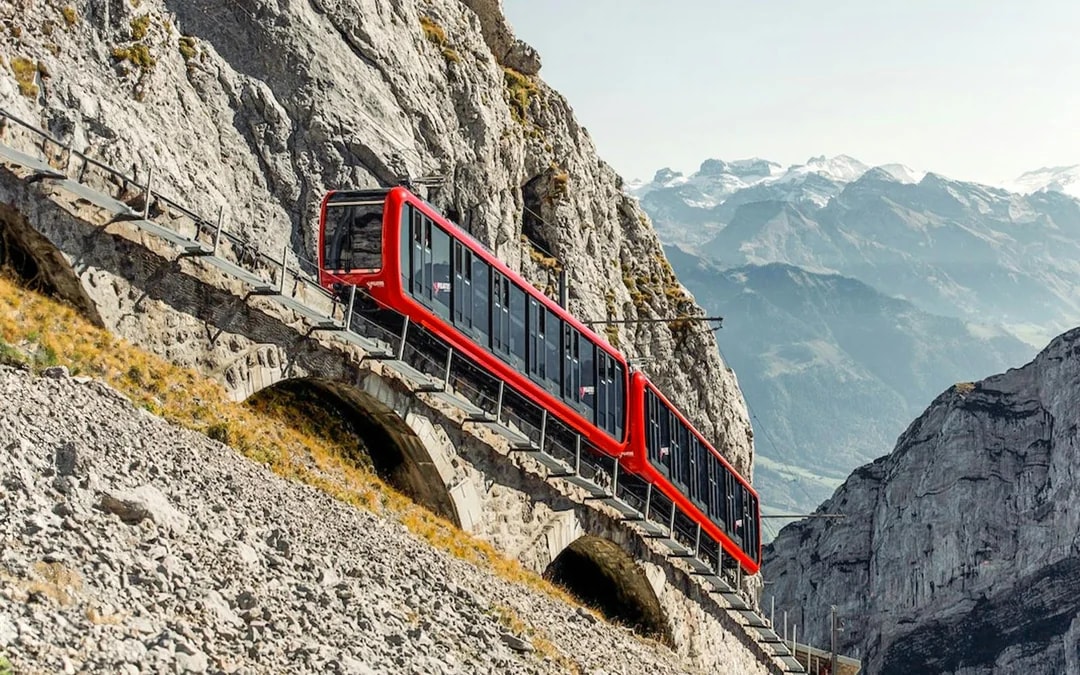 Mount Pilatus: Cogwheel Train & Cable Car Round-Trip Tickets Image 6