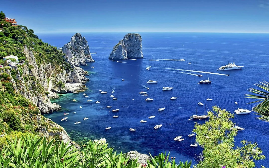From Naples: Capri, Anacapri & Blue Grotto Private Tour with Lunch Image 1
