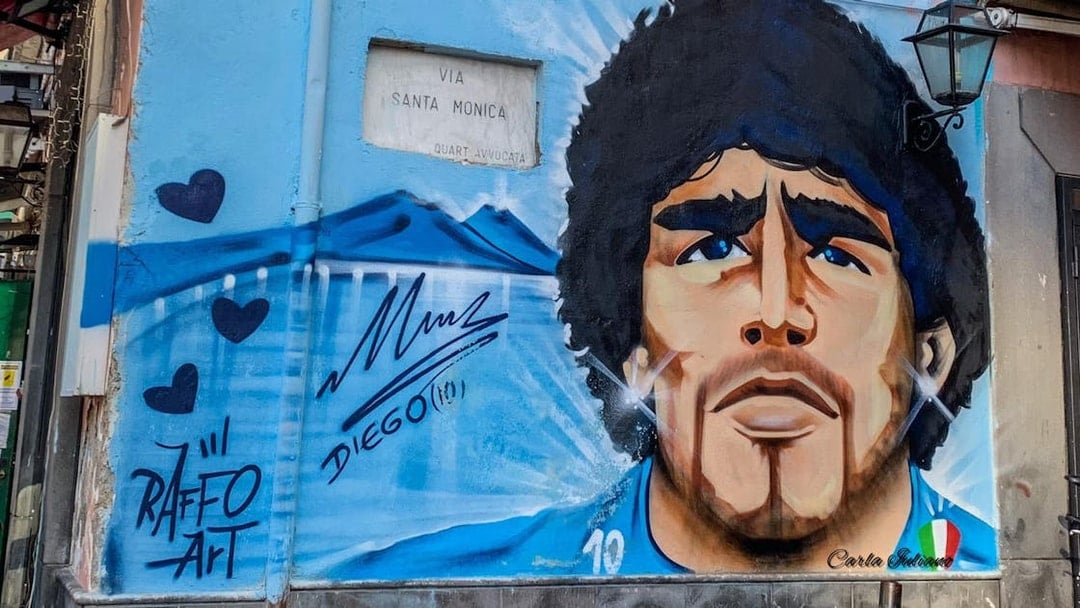 Guided Tour of Naples and The King: Diego Armando Maradona with Optional Via San Gregorio Armeno Tour & Neapolitan Coffee
