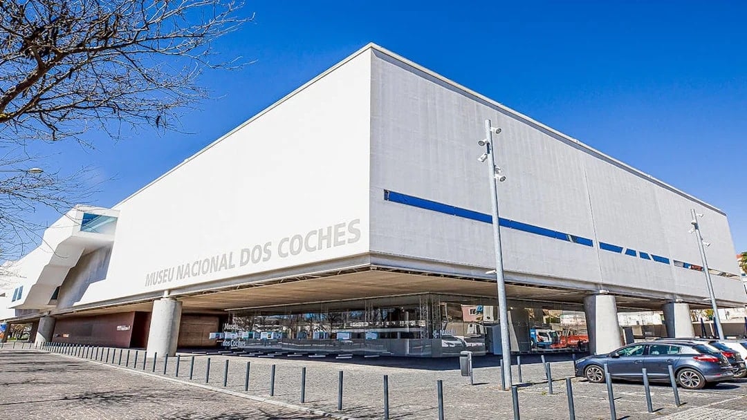 National Coach Museum exterior in Lisbon, Portugal, showcasing modern architecture.