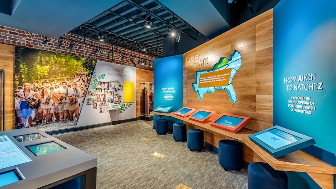 Interactive exhibit at the Museum of the Southern Jewish Experience in New Orleans.