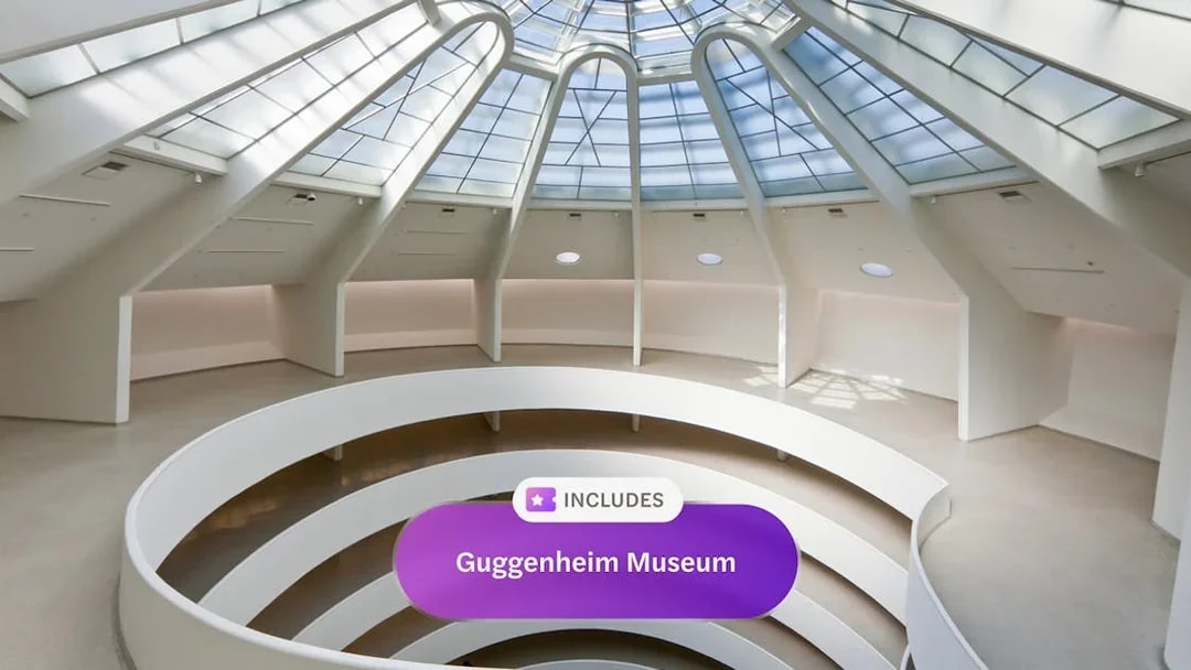 Guggenheim Museum interior with skylight, part of New York C3® by CityPASS®.