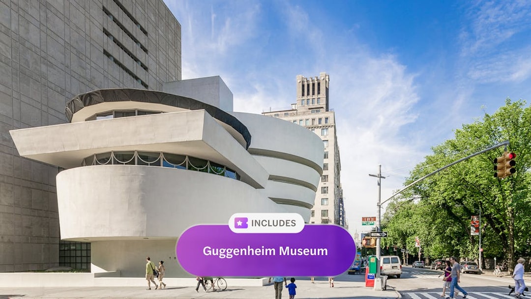 Guggenheim Museum's unique spiral architecture in New York City.
