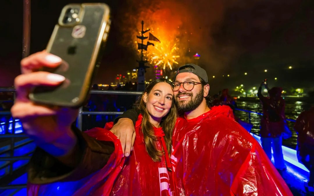 Niagara Falls Canada: Guided Tour with Fireworks Cruise & Journey Behind the Falls Image 1