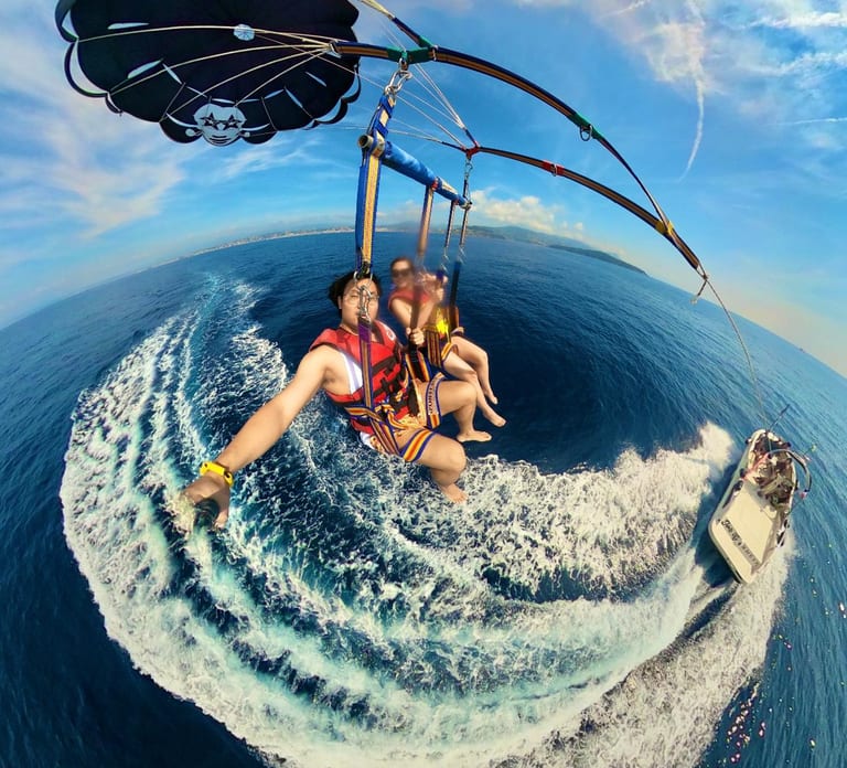 Nice: Parasailing Adventure with French Riviera Views