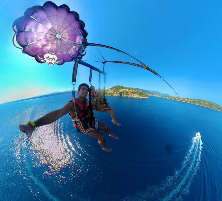 Nice: Parasailing Adventure with French Riviera Views