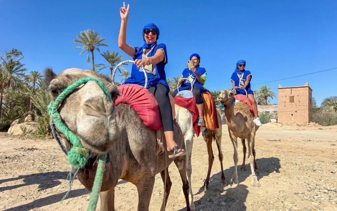 Palmeraie Camel Ride & Traditional Moroccan Spa & Optional Quad Bike