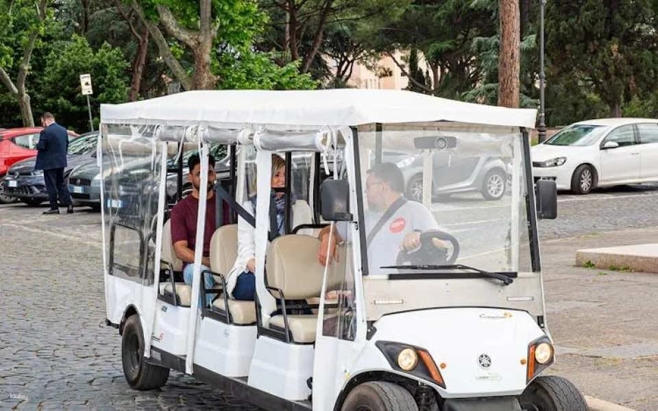 Papal basilicas of Rome private guided tour by golf cart