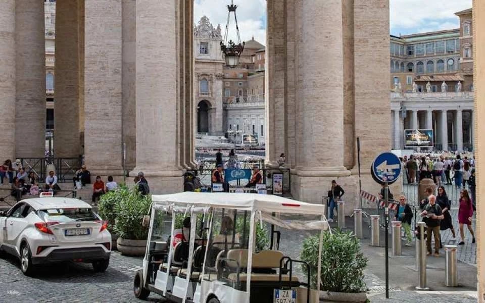 Papal basilicas of Rome private guided tour by golf cart