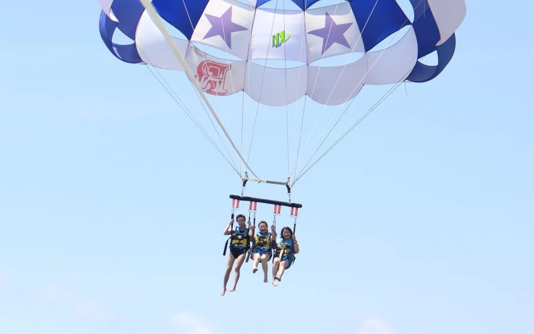Parasailing Experience over Nusa Dua Sea with Equipment and Hotel Pickup Image 2