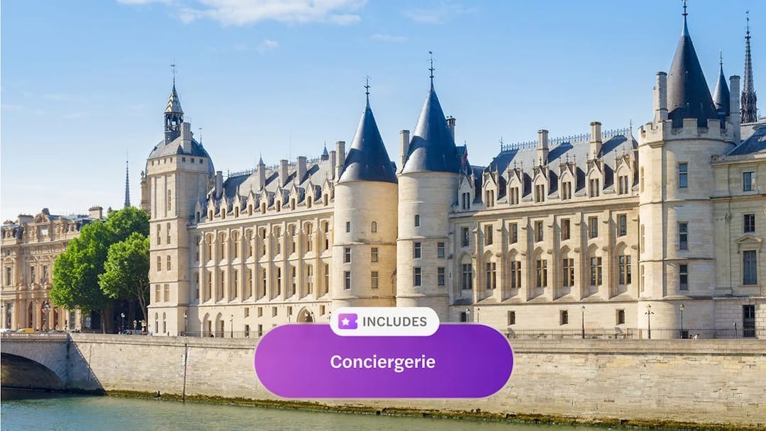 Conciergerie building along the Seine River in Paris, included in Paris Museum Pass.
